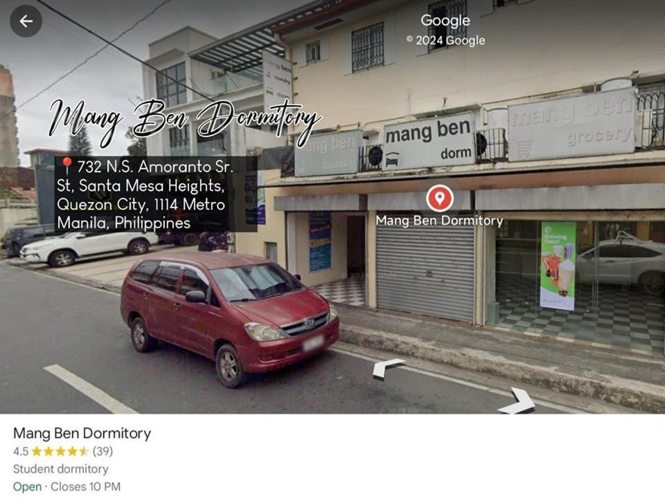 Mang Ben Dormitory Quezon City Kültér fotó